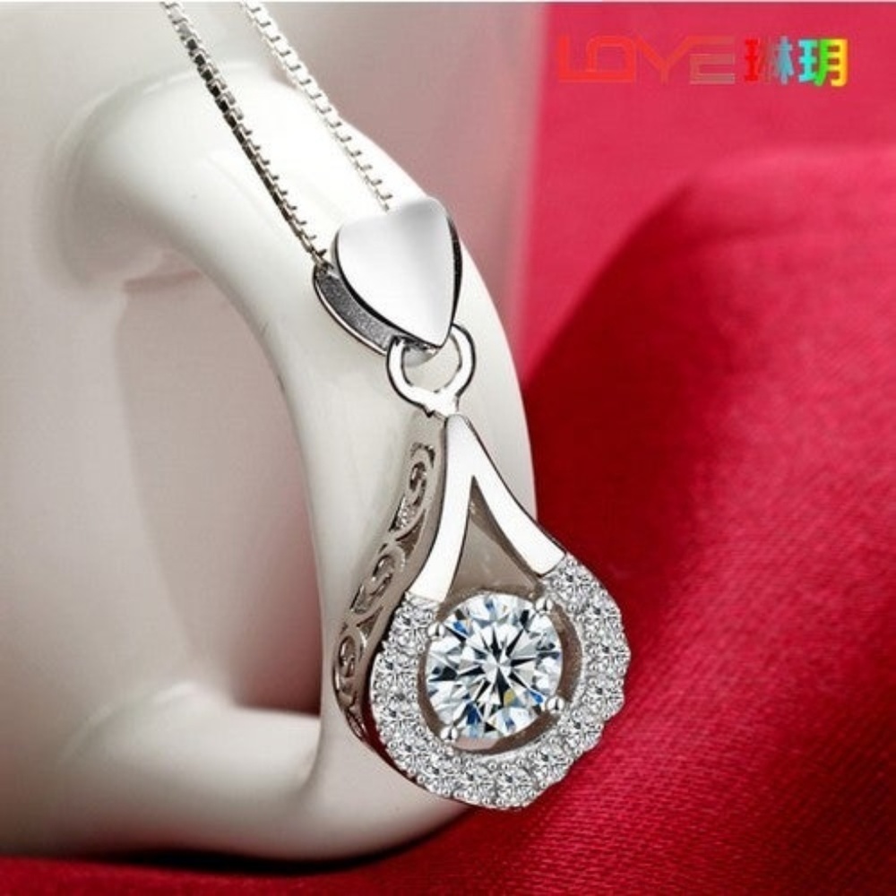 Pendant Necklace Water Drop